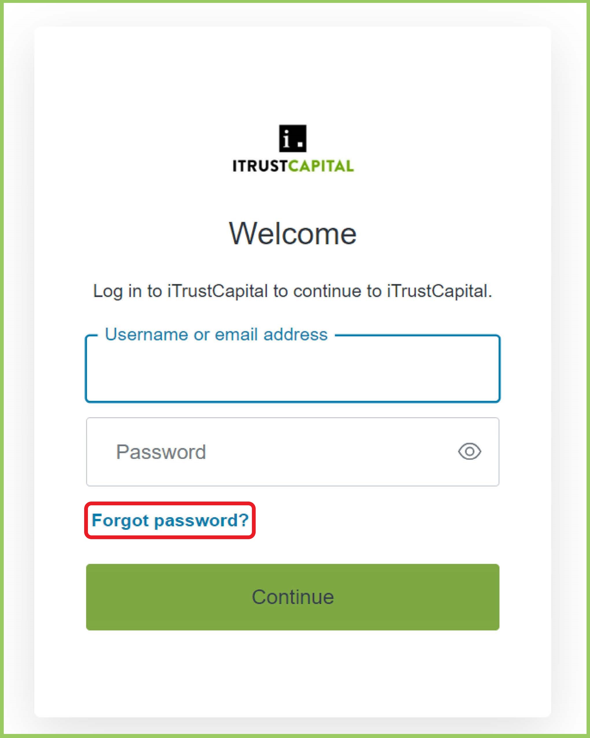 Itrustcapital Login