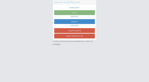 Itwconnect Login