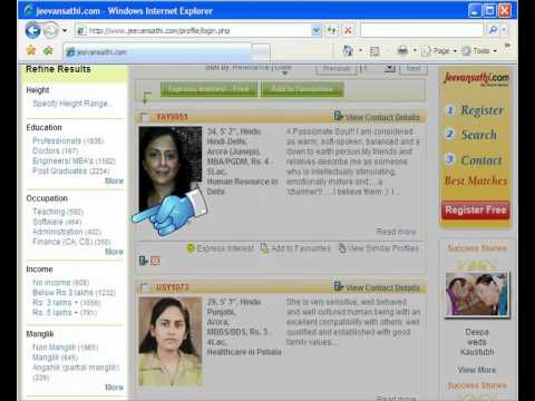 Jeevansathi Login Search By Profile Id