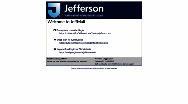 Jeffmail Email Login