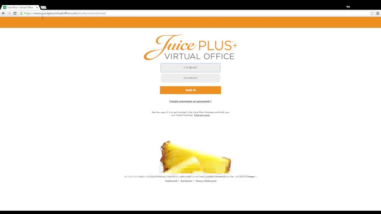 Juice Plus Virtual Office Login