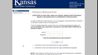 Kansas Vrv Web Login