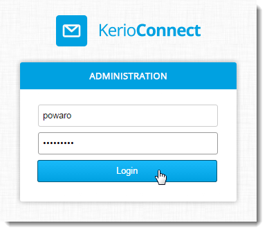 Kerio Connect Login