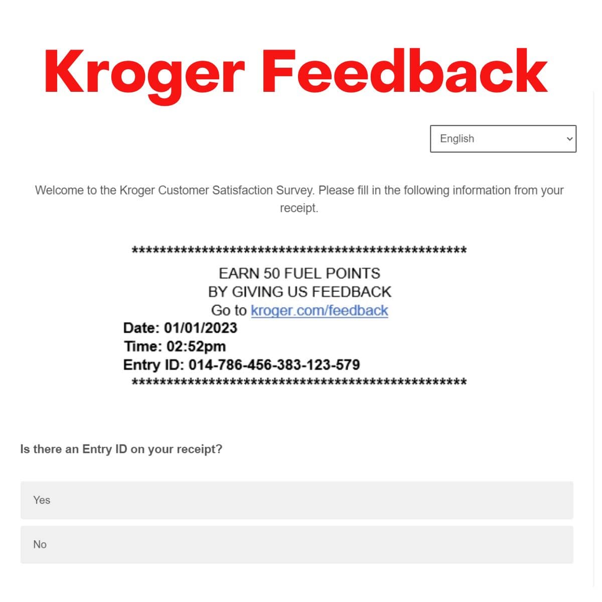 Krogerfeedback Com 50 Fuel Points Log Login