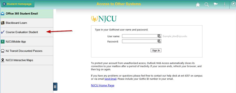 Njcu Email Login